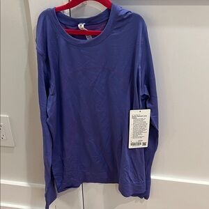 Lululemon Swiftly Relaxed Purple Long Sleeve Shirt